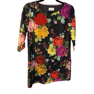 Ted Baker London Just For you Women's Floral Mini Shift Dress Medium